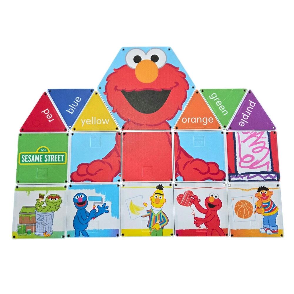 Sesame Street "Color with Elmo" Magna-Tiles
